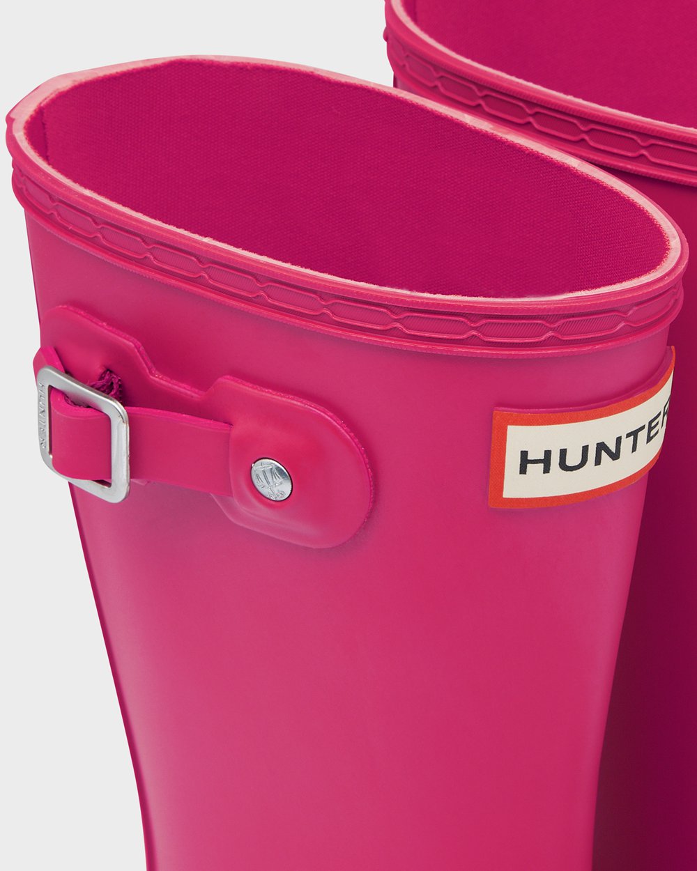 Hunter Original Big Rain Boots - Shop Online Kids Light Pink - HENPTS562